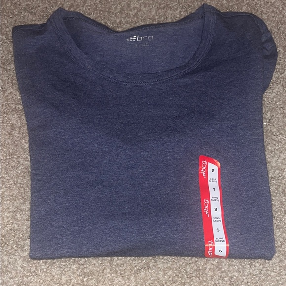 bcg Tops - BCG Women’s  Heather Navy Longsleeve tee